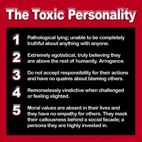 The Toxic Personality