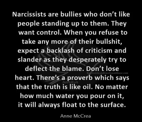 Poster: Narcissists Are Bullies