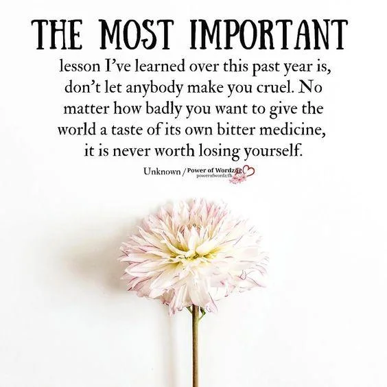 Poster: The Most Important Lesson For Me