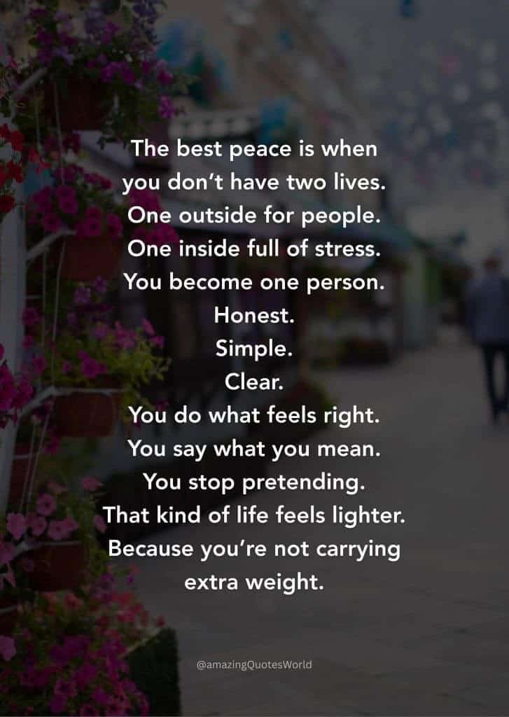 The Best Peace