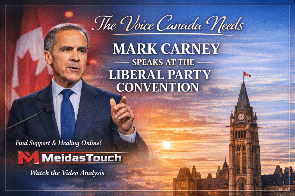 Canadian Prime Minister, Mark Carney at the Liberal Convection 2026 as Noted by MeidasTouch