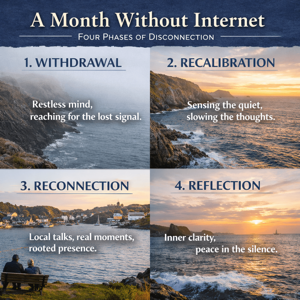 A Month Without the Internet