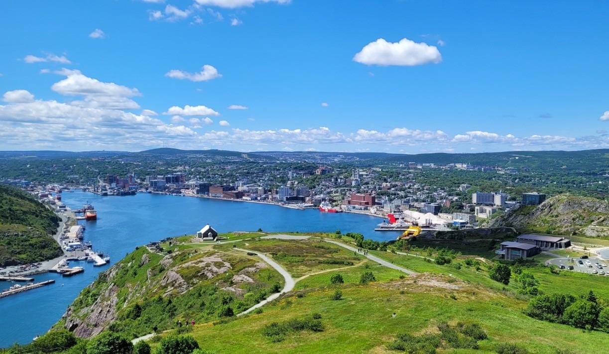View of St. John's from Signal Hill July 18 2026