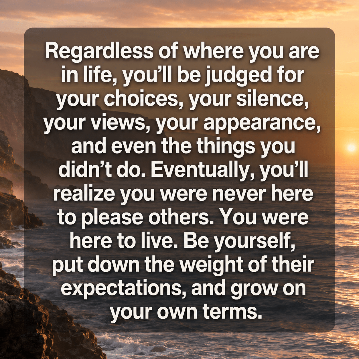Regardless of Where You Are...