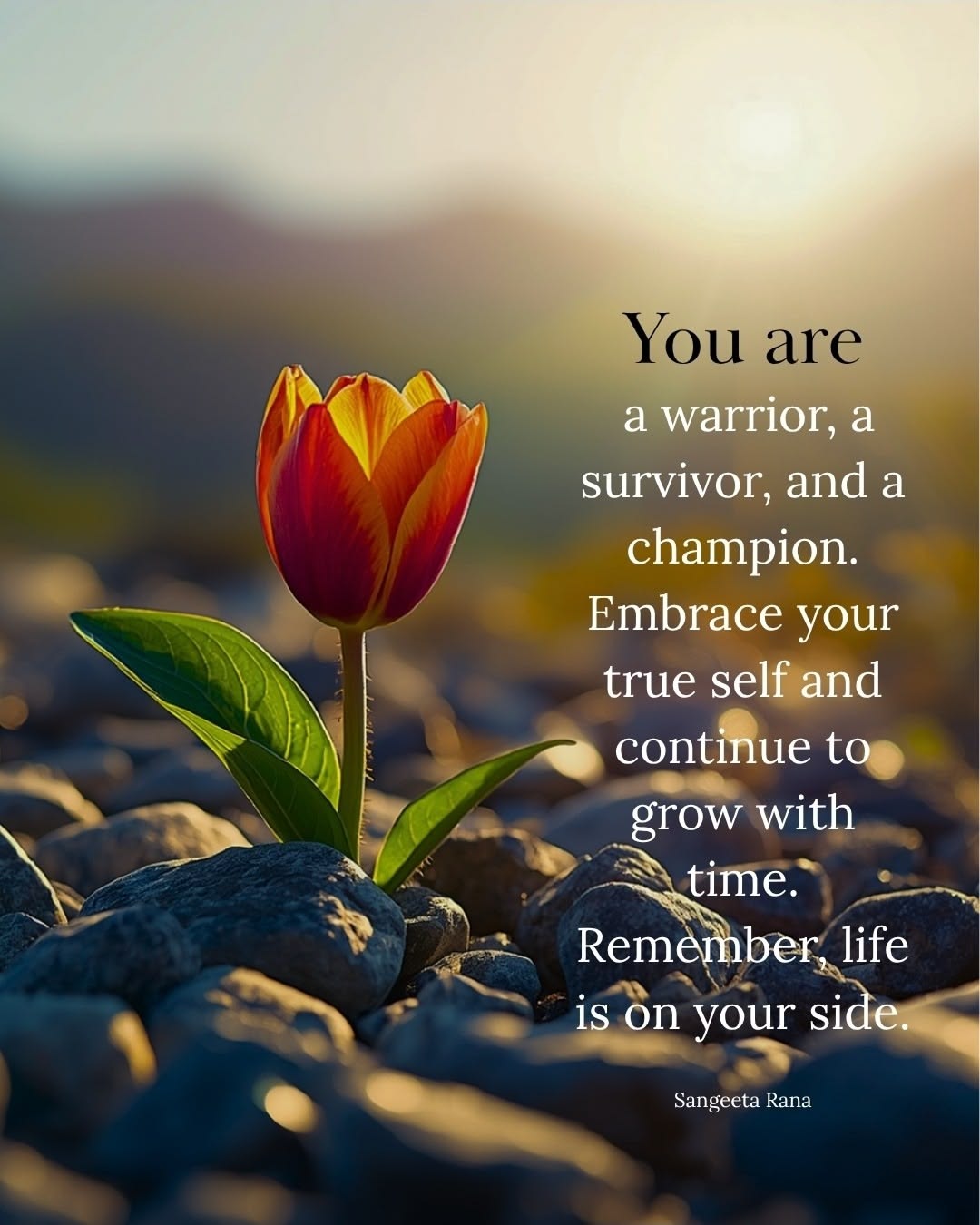 You Are A Warrior by Sangeeta Rana