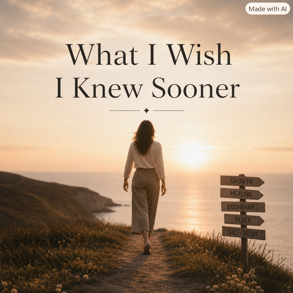 What I Wish I Knew Sooner